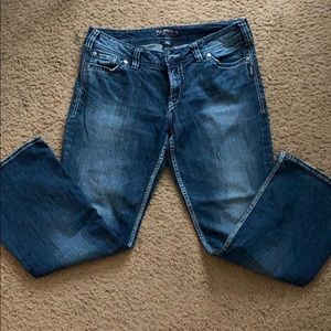 34x30 silver Suki surplus jeans